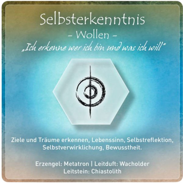 "Selbsterkenntnis WOLLEN" Edelsteinessenz